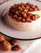 Caramelized Apple and Toasted Walnut Brie